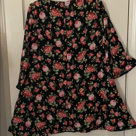 EYES OF SIMONE BOHO TUNIC A SHAPED DRESS NWT XS SUMMER COACHELLA - Picture 4 of 7